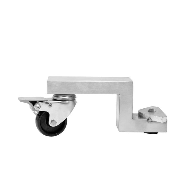 Omcan Optional Black Stainless Steel Swivel Caster with Brake for 26 lb