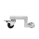 Omcan Optional Black Stainless Steel Swivel Caster with Brake for 26 lb