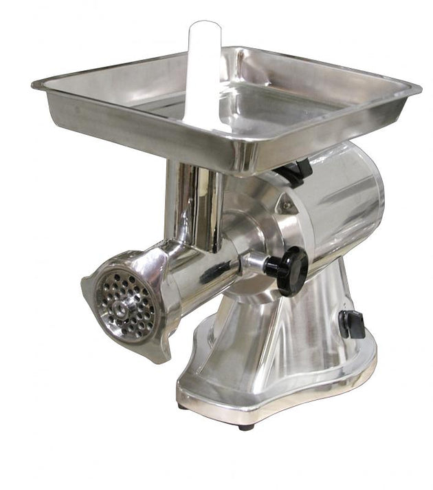 Omcan MG-CN-0022-E #22 Stainless Steel Meat Grinder with 1.5 HP Motor with Reverse Switch