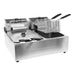 Omcan CE-CN-0012-D 220 V Double Table Top Electric Fryer