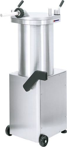 Omcan SS-ES-0065-FT Stainless Steel Hydraulic Piston Sausage Stuffer  65 lb capacity (220V