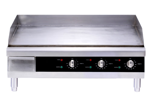 Omcan CE-CN-0766 30-inch Countertop Stainless Steel Electric Griddle