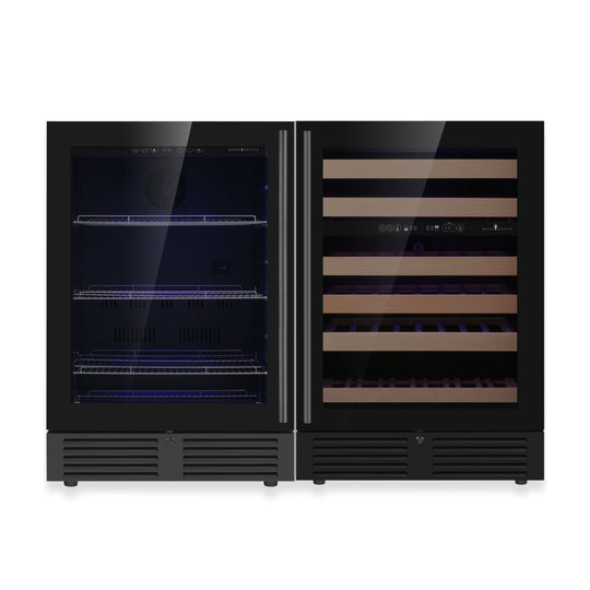 KingsBottle KBU145BW3-FG Wine Fridge - KBU145BW3-FG