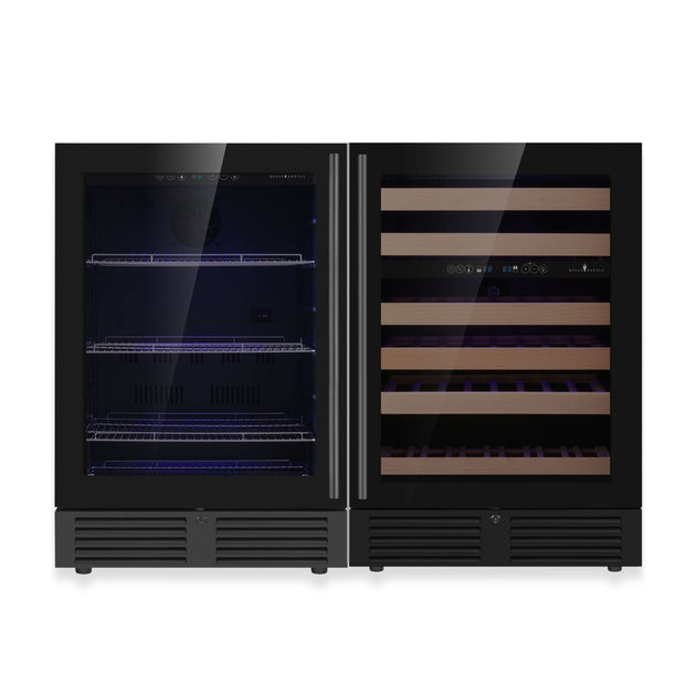 KingsBottle KBU145BW3-FG Wine Fridge - KBU145BW3-FG