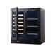 KingsBottle KBU165BW-BLK Beer & Wine Cooler - KBU165BW-BLK