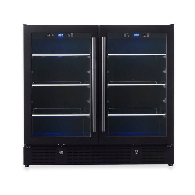 KingsBottle KBU190B2-BLK Beverage Cooler - KBU190B2-BLK