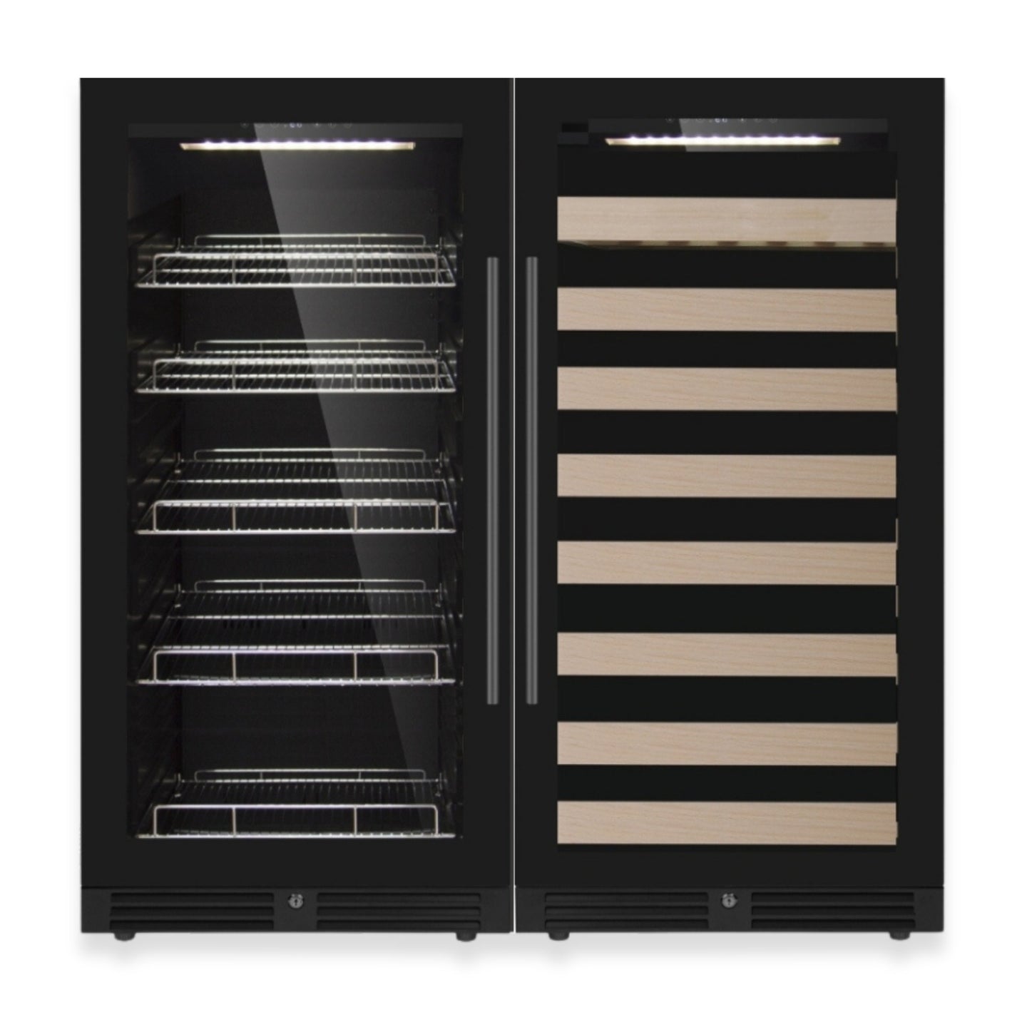 KingsBottle KBU265BW2-FG Beverage Refrigerator - KBU265BW2-FG