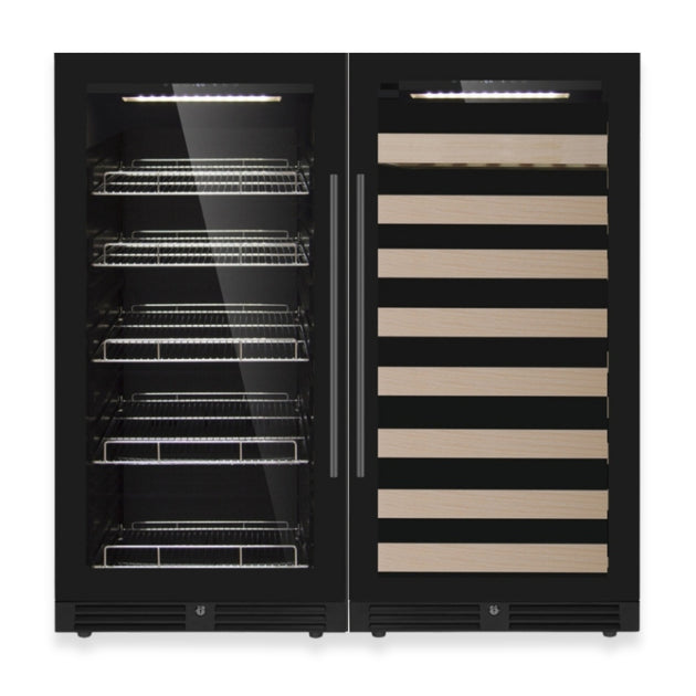 KingsBottle KBU265BW2-FG Beverage Refrigerator - KBU265BW2-FG