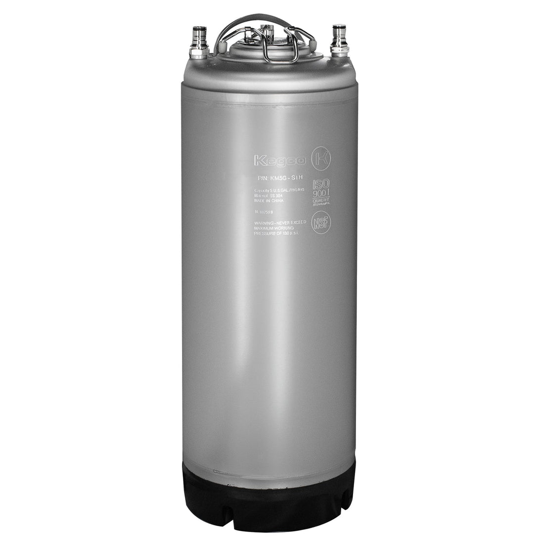 Kegco 5 Gallon Ball Lock Keg with Strap Handle