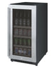 Allavino15" Wide FlexCount II Tru-Vino Stainless Steel Left Hinge Beverage Center - VSBC15-SL20