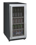 Allavino 15" Wide FlexCount II Tru-Vino Stainless Steel Right Hinge Beverage Center - VSBC15-SR20