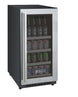 Allavino 15" Wide FlexCount II Tru-Vino Stainless Steel Right Hinge Beverage Center - VSBC15-SR20