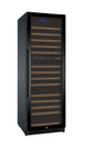 Allavino 24" Wide FlexCount II Tru-Vino 172 Bottle Dual Zone Black Right Hinge Wine Refrigerator - VSWR172-2BR20