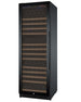 Allavino 24" Wide FlexCount II Tru-Vino 177 Bottle Single Zone Black Left Hinge Wine Refrigerator - VSWR177-1BL20