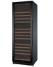 Allavino 24" Wide FlexCount II Tru-Vino 177 Bottle Single Zone Black Left Hinge Wine Refrigerator - VSWR177-1BL20