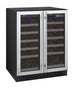 Allavino 24" Wide FlexCount II Tru-Vino 36 Bottle Dual Zone Stainless Steel Wine Refrigerator - VSWR36-2SF20