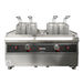 Omcan CE-CN-0008-P Double Tank Electric Pasta Cooker with Two 9L Capacity