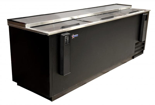 Omcan BB-CN-0026-HC 95-inch Reach in Beer Bottle Cooler with 25.8 cu. ft. capacity