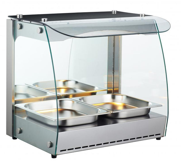 Omcan FW-CN-0066-C 22-inch Single-Shelf Full Service Heated Display Case with 66L capacity