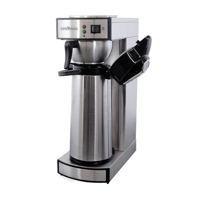 Omcan CM-TW-0002-A Stainless Steel Coffee Maker with 2-Liter Air Pot capacity