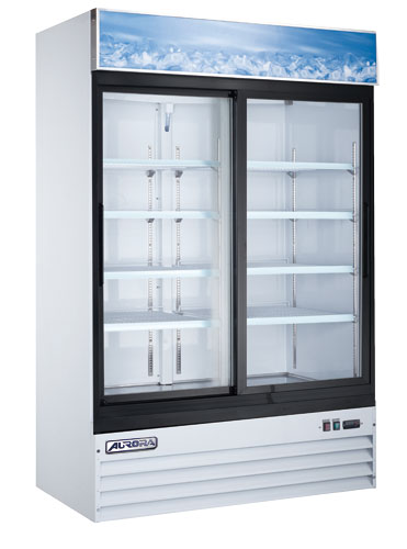 Omcan RE-CN-0045E-HC Aurora 2 Glass Door Refrigerator