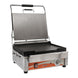 Omcan PG-CN-0679-F 12" x 15" Single Panini Grill with Smooth Top and Bottom Grill Surface