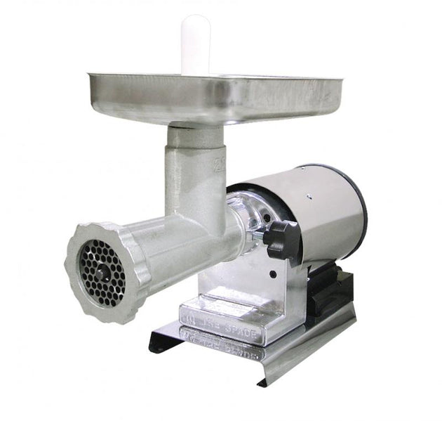 Omcan MG-IT-0022 #22 Cast Iron Meat Grinder with 1.25 HP Motor