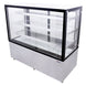 Omcan RS-CN-0471-S 60-inch Square Glass Floor Refrigerated Display Case