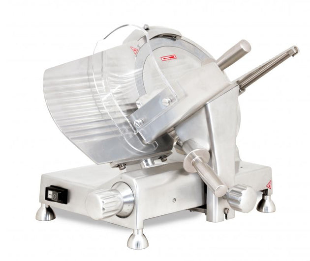 Omcan MS-CN-0300-C 12-inch Belt-Driven Meat Slicer with Blade Locker