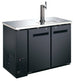 Omcan BB-CN-0012-DH 49-inch Solid Door Back Bar Cooler With Beer Dispenser with One Tap and 11.8 cu. ft. capacity