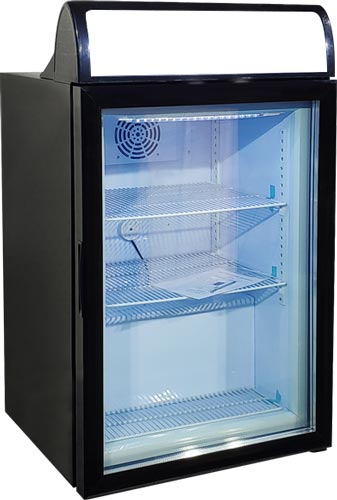 Omcan FR-CN-0098 23-inch Countertop Display Freezer with 98 L capacity