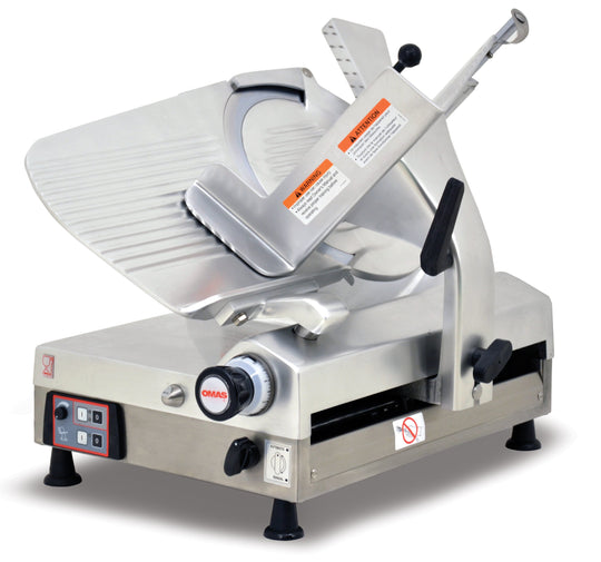 Omcan MS-IT-0330-A 13-inch Blade Gear-Driven Automatic Slicer