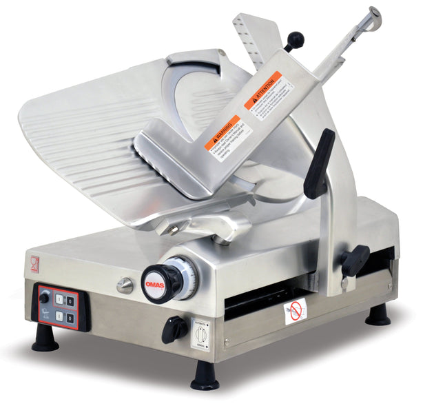 Omcan MS-IT-0330-A 13-inch Blade Gear-Driven Automatic Slicer