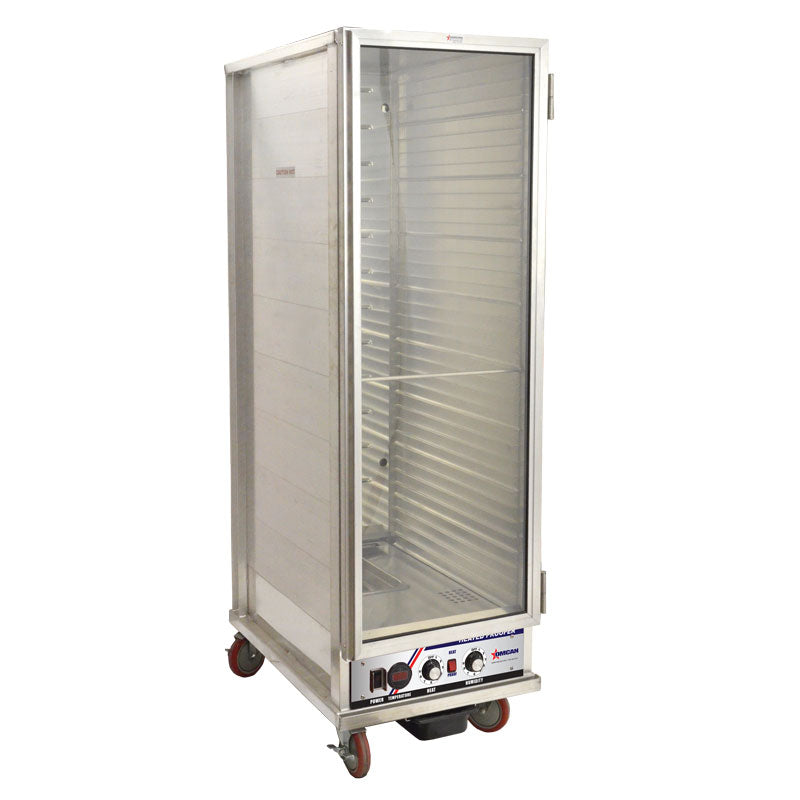 Omcan Non-Insulated Heater Proofer Cabinet with thirty-five 18" x 26" pans