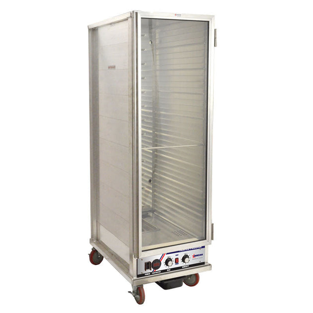 Omcan Non-Insulated Heater Proofer Cabinet with thirty-five 18" x 26" pans