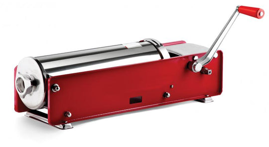 Omcan Elite Series Horizontal Two-speed Gear-driven Manual Sausage Stuffer with 22 lb. capacity
