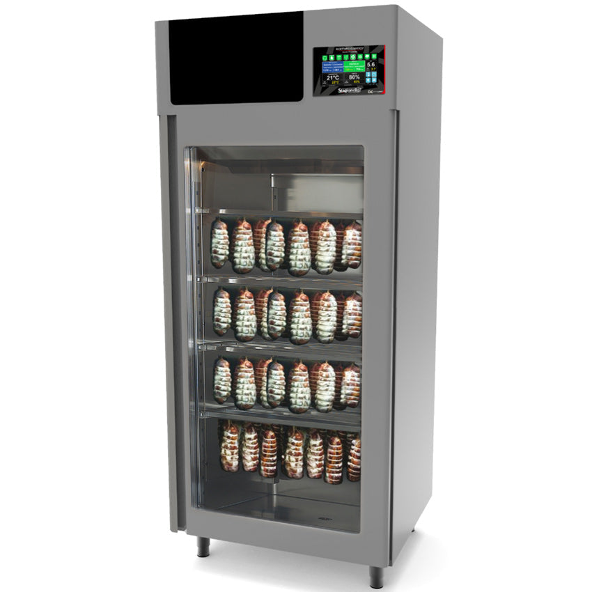 Omcan STAGIONELLO 150 StagionelloEvo 150 kg Curing Cabinet with ClimaTouch and Fumotic