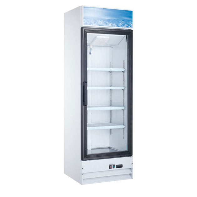Omcan RE-CN-0014-H 26-inch Glass Door Refrigerator