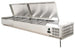 Omcan RS-CN-0009-PSS 79-inch Refrigerated Topping Rail with Stainless Steel Cover