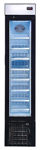 Omcan FR-CN-0105B 105L Slim Display Freezer with Top Lightbox