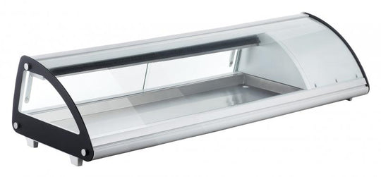 Omcan RS-CN-0063-SC 52-inch Sushi Showcase with Curved Glass with 52 L Capacity