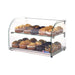 Omcan 22-inch Countertop Food Display Case with Curved Front Glass and 45 L capacity