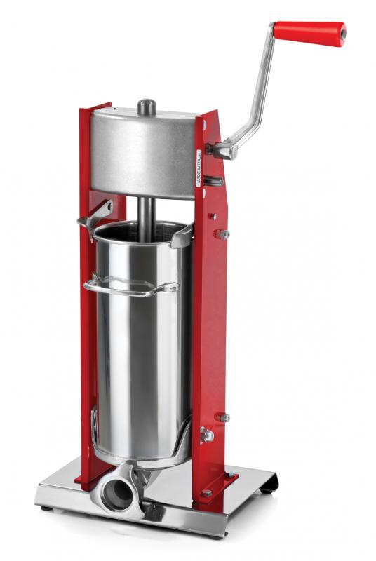 Omcan Elite Series Vertical Two-Speed Gear-Driven Manual Sausage Stuffer with 11 lb. capacity