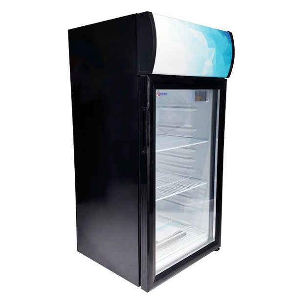 Omcan RS-CN-0080-B 18-inch Countertop Display Refrigerator with 80 L capacity