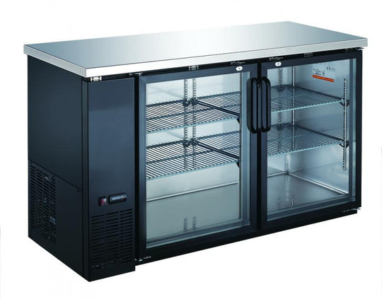 Omcan BB-CN-0012-GH 49-inch Glass Door Back Bar Cooler with 11.8 cu. ft. capacity