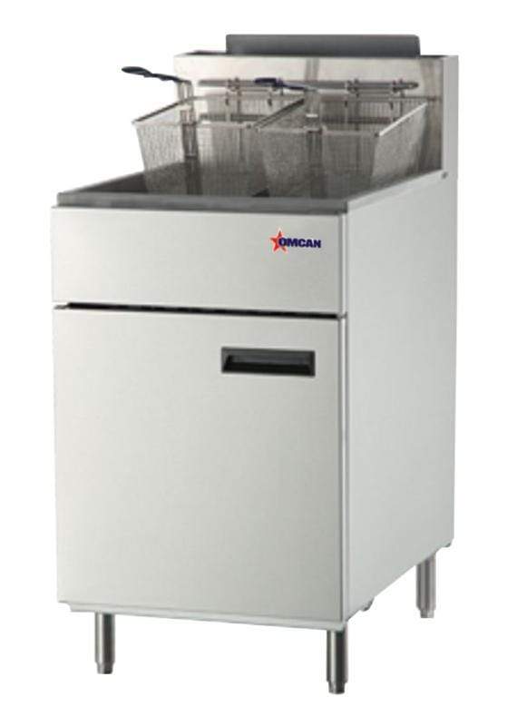 Omcan CE-CN-ATFS-75LP Propane Gas Floor Fryer with 150