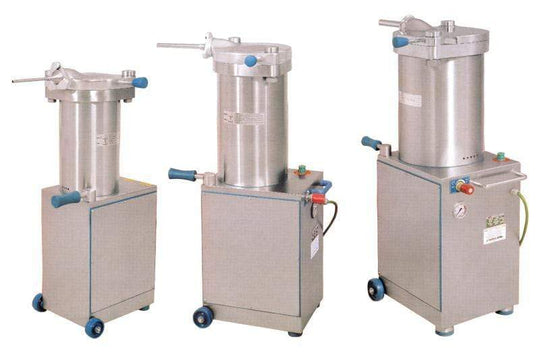 Omcan SS-ES-0052-PASM Professional Heavy-Duty Hydraulic Sausage Stuffer with 2.5 HP Motor and 114 lb. capacity 220V 17146