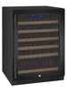 Allavino 24" Wide FlexCount II Tru-Vino 56 Bottle Single Zone Black Right Hinge Wine Refrigerator - VSWR56-1BR20