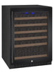 Allavino 24" Wide FlexCount II Tru-Vino 56 Bottle Single Zone Black Right Hinge Wine Refrigerator - VSWR56-1BR20